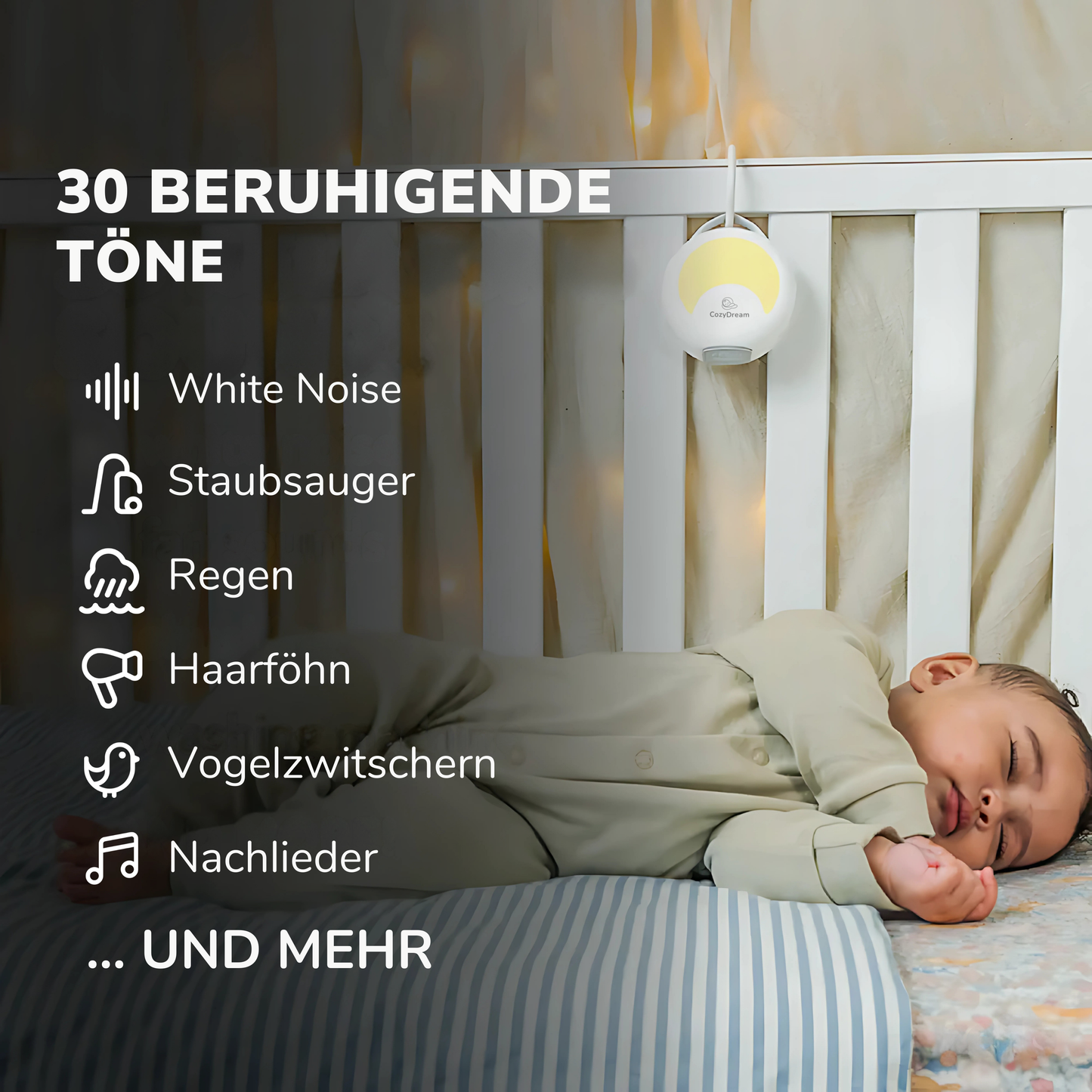White Noise Machine mit Nachtlicht